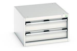 For all Framework Benches Bott Cubio 2 Drawer Cabinet 650Wx750Dx400mmH